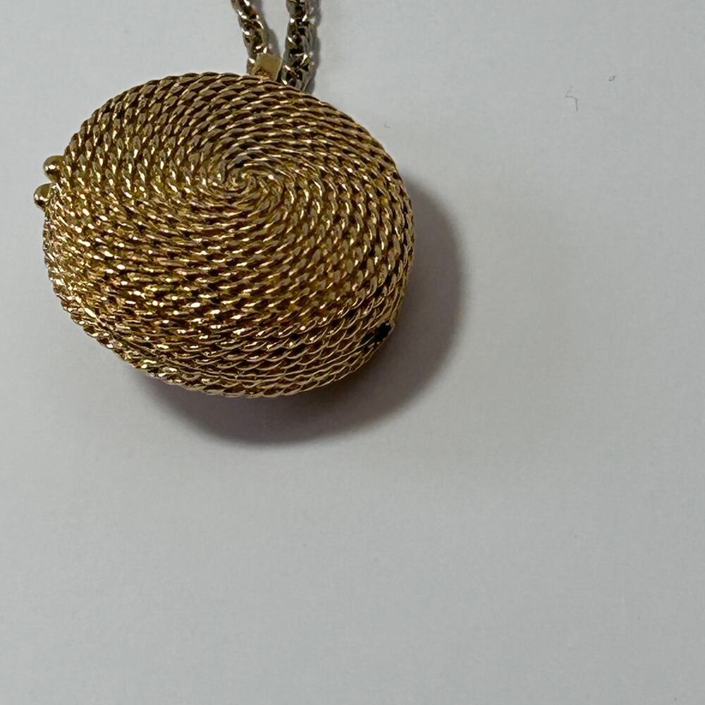 Beeline Vintage Solid Perfume Locket Pendant Necklace - Picture 5 of 12